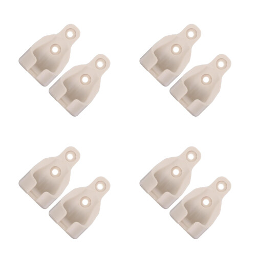 8Pcs Plastic Roller Shade Bracket Holders for Outdoor and Indoor Use 2