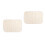 2Pièces Coussinet Étanche Bébé En Coton Coloré Beige Pour - 3
