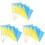12Pièces Drapeaux Signal Main Assortis Bois+polyester Multiusages 4
