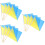 12Pièces Drapeaux Signal Main Assortis Bois+polyester Multiusages 8