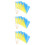 12Pièces Drapeaux Signal Main Assortis Bois+polyester Multiusages 9