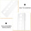 5Pièces Rangement 12 Ciseaux Mural Transparent Pour Barbier 11