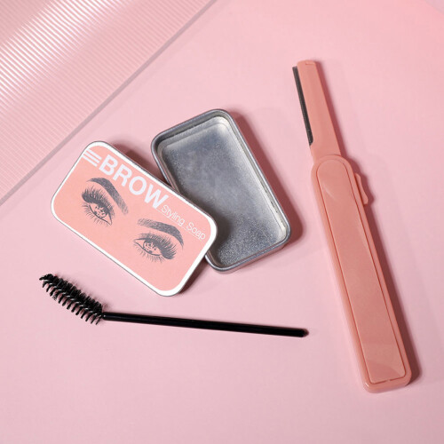 12Pcs Eyebrow Styling Wax Colorless Transparent Pomade 2