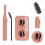 12Pcs Eyebrow Styling Wax Colorless Transparent Pomade 10