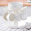 3Pcs White Coffee Cup Holder PP Kitchen Organizer 4