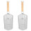 2Pièces À Spaghetti Manche Bois Acier Inoxydable 3