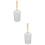 2Pièces À Spaghetti Manche Bois Acier Inoxydable 7