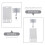 4Pcs Glitter Badge Holder Retractable Acrylic Clip 7