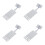 4Pcs Glitter Badge Holder Retractable Acrylic Clip 9