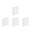 16Pcs White Plastic Adjustment Brackets for Multi-Angle Furniture Use 4