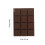 4Pcs Compact Cosmetic Mirror Chocolate Style Lightweight for Daily Use 3