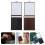 4Pcs Compact Cosmetic Mirror Chocolate Style Lightweight for Daily Use 11