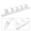 16Pcs White Plastic Adjustment Brackets for Multi-Angle Furniture Use 10