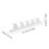16Pcs White Plastic Adjustment Brackets for Multi-Angle Furniture Use 11