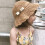 1Pc Khaki Children Straw Hat Lightweight Foldable Summer Sun Hat 4