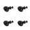 4Pcs Strong Mini Suction Cup Car Holder Black Plastic Mount 9