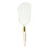 4Pcs Durable ABS Handheld Vanity Mirror Portable Makeup Mirror White 9