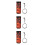 3St Compacte Drumstick Opbergzak Rood Oxford Met Sluiting 9