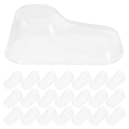 500Pièces Support Affichage Chaussures Bébé Transparent En PVC Robuste 2