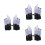 3Paires Fingerless Anti-Uv Multi-Usage Cyclisme 10