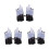 3Paires Fingerless Anti-Uv Multi-Usage Cyclisme 11