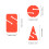4Ensembles Accessoires De Orange Pour Orientation 2