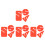 4Ensembles Accessoires De Orange Pour Orientation 5