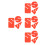 4Ensembles Accessoires De Orange Pour Orientation 7