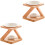 2Sets Hout-Keramische Aroma Diffuser En Theelicht Wax Warmer 5