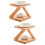 2Sets Hout-Keramische Aroma Diffuser En Theelicht Wax Warmer 8