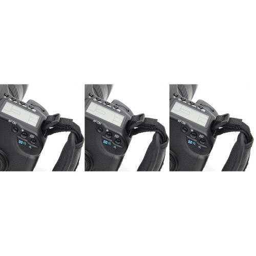 3Pcs Black Camera Hand Grip Strap for Dslr Cameras with Nylon Material 2