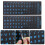 4 Count Computer Keyboard Stickers Language Practical 8