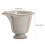 4Pcs Delicate Ceramic Multi-Use Tea Cup Beige Water Cup for Tea Lovers 4