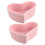 4Pcs Pink Ceramic Feeding Bowls Ideal for Hamsters and Pets 2