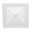 3Pcs Bathroom Vent Cover ABS White Square Fan Grill with Spring Panel 2
