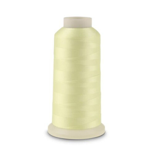 3Pcs Light Yellow Glow Thread 3000 Yards Luminous Sewing for Decor 1