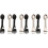 8Pcs Lightweight Outdoor Spork Fork Spoon Combo Assorted 5
