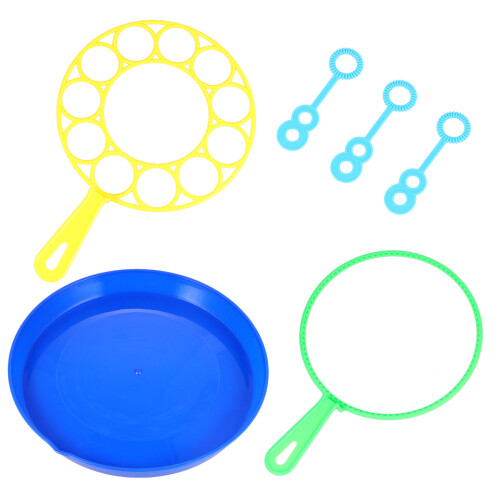 12Pcs Bubble Maker Toys Multi-Shape Bubble Blowing Rings for Kids 1