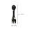 8Pcs Lightweight Outdoor Spork Fork Spoon Combo Assorted 9