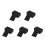 5Pièces Cartes Kraft Noir Blanches Double-Face Pour Notes Et Messages 7