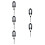 5Pièces Ceinture Saxophone Ergonomique Décorative Portable 11