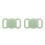 2Pièces Cache Localisateur Silicone Vert Choc Pour Collier Animal 4