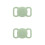 2Pièces Cache Localisateur Silicone Vert Choc Pour Collier Animal 6