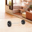4Pièces Mini Décor Haltères Noires Accessoires Gym Maison De 3