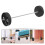 4Pièces Mini Décor Haltères Noires Accessoires Gym Maison De 10