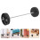 4Pièces Mini Décor Haltères Noires Accessoires Gym Maison De 11