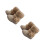 2Paires Chaussures Bébé Beige Douceur Hiver Bottes 5