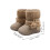 2Paires Chaussures Bébé Beige Douceur Hiver Bottes 9