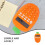 3Pcs Orange Electronic Calculator for Office and Student Use 8