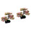 2Pcs Pink Artificial Bonsai Plants for Home Decorative Use 3